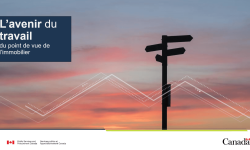 PPT pour l'avenir du travail du point de vue de l'immobilier